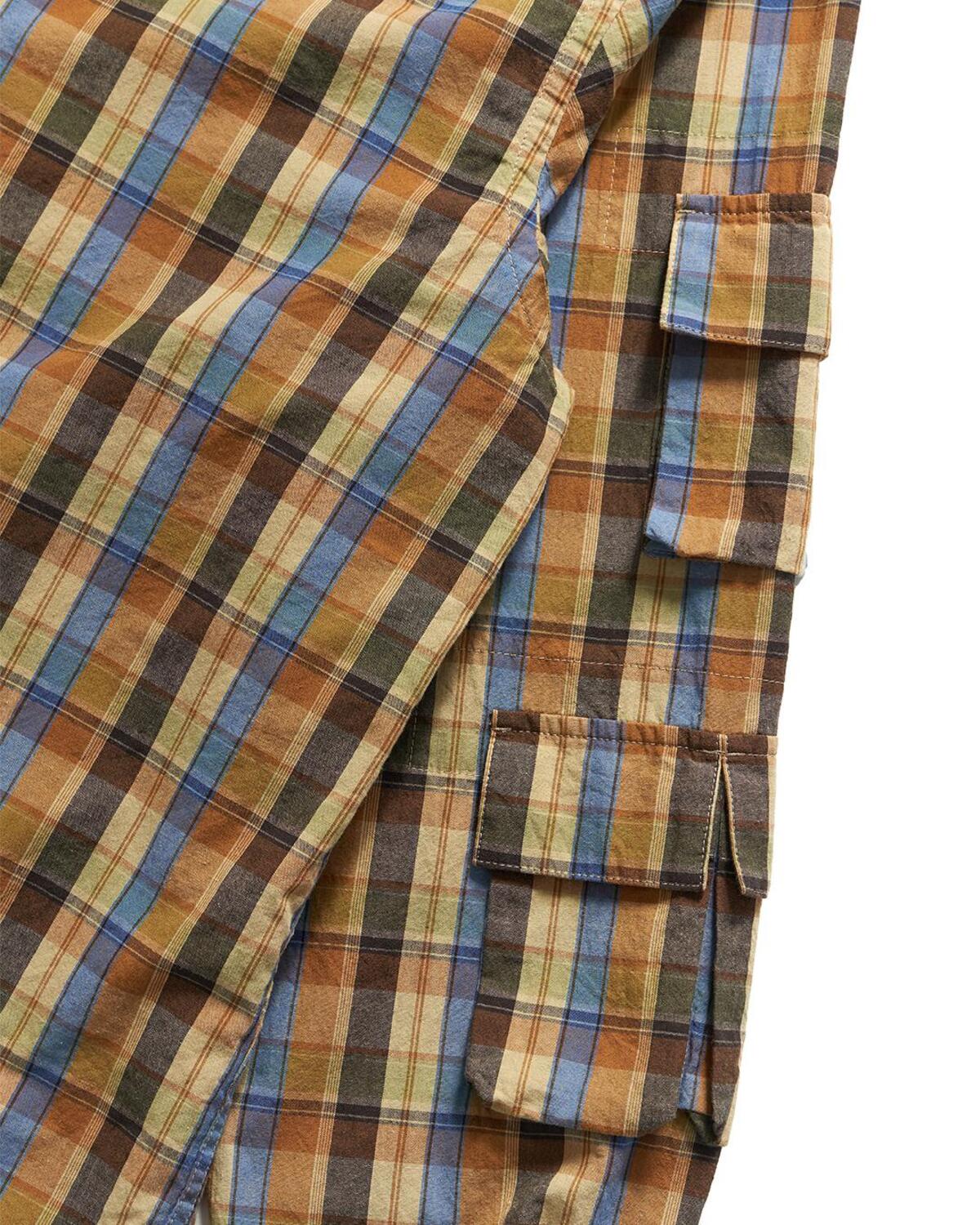Eastlogue - Magazine Pouch Shirts (Multi Brown Check) product image 8 | TRAB K-Fashion Australia