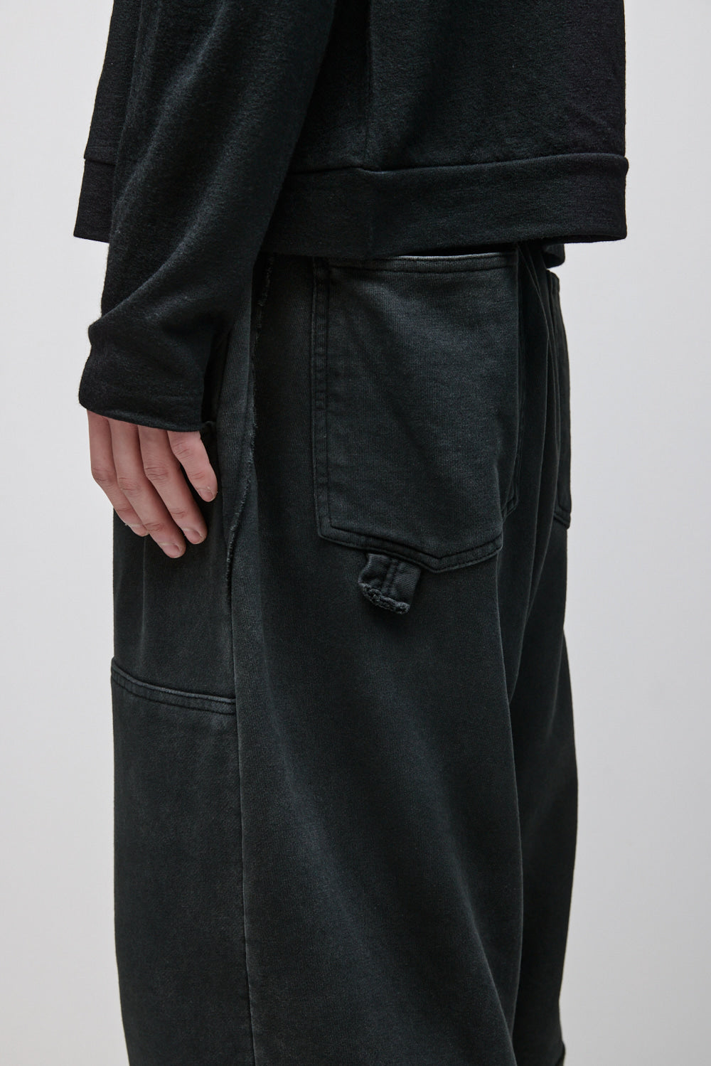 Hatchingroom - Double Knee Sweat Pants (Black) product image 18 | TRAB K-Fashion Australia