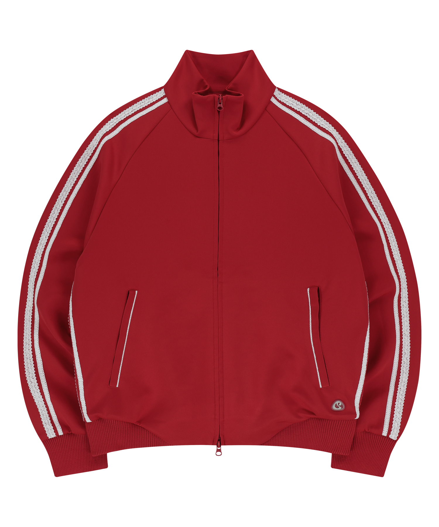 Coyseio - Lace Track Jacket (Red) product image 1 | TRAB K-Fashion Australia