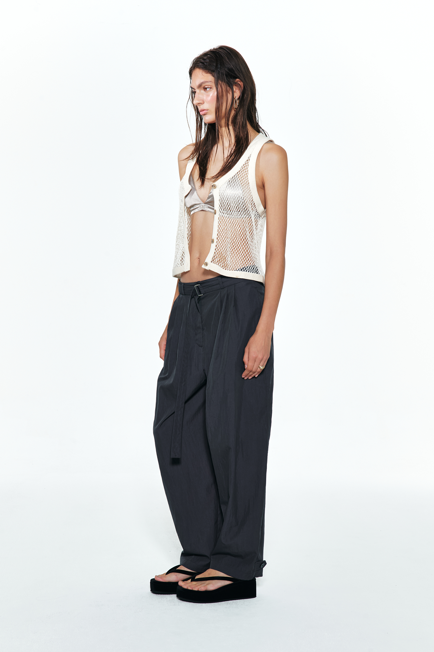 Deinet - Crochet Knit Vest (Ecru) product image 5 | TRAB K-Fashion Australia
