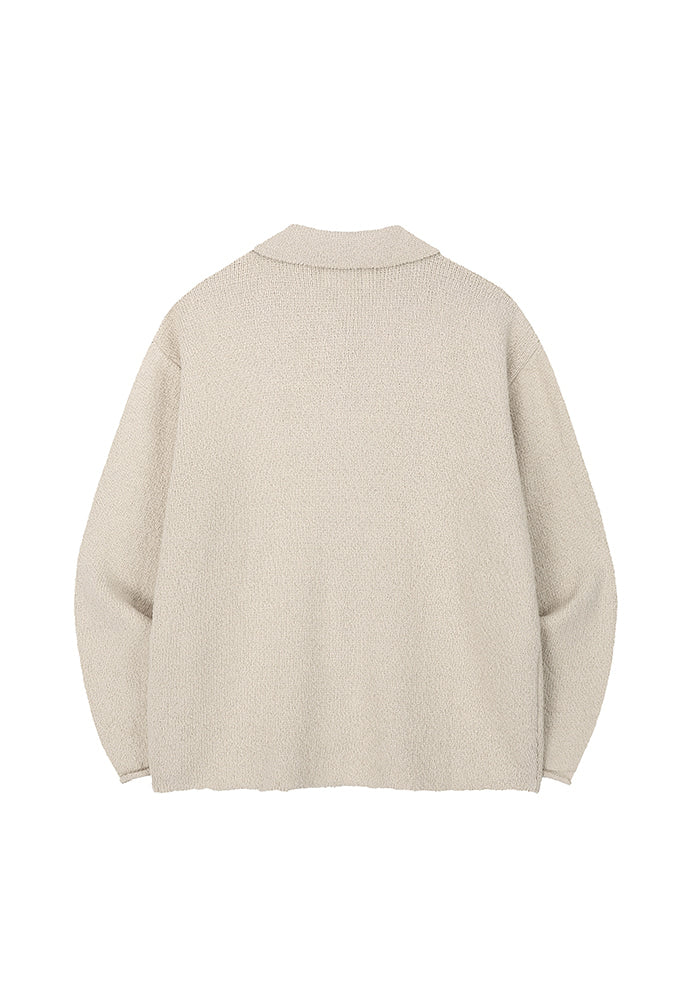 Art if acts - Dewdrop Boucle Knit Cardigan (Cream) product image 6 | TRAB K-Fashion Australia