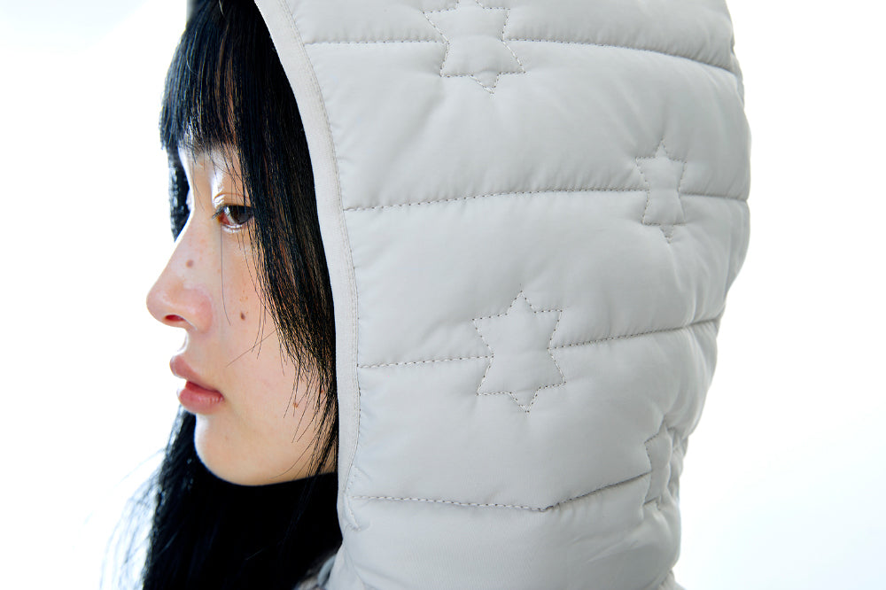 Coyseio - Fluffy Light Padded Jacket (Ivory) product image 2 | TRAB K-Fashion Australia