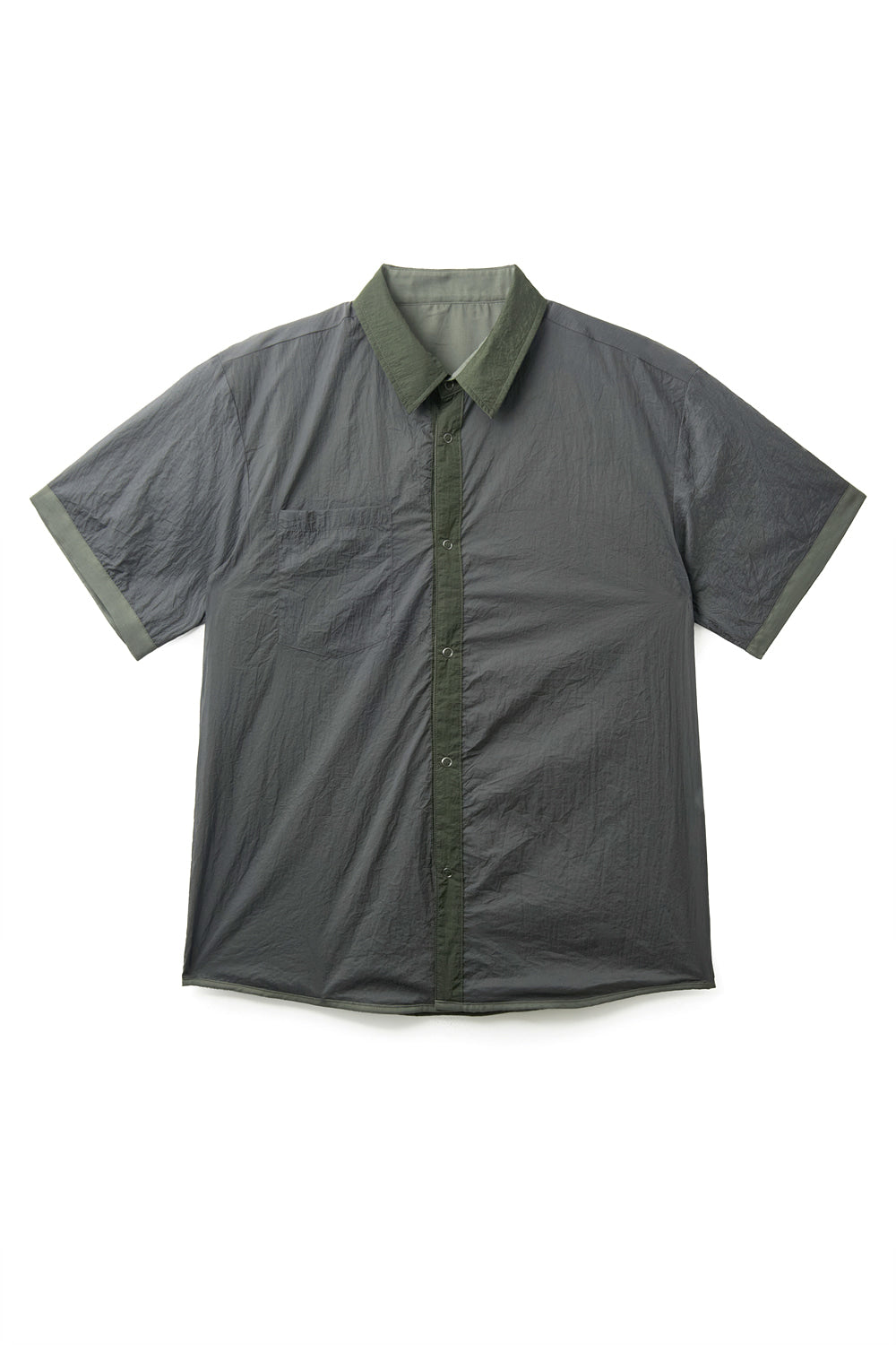 Hatchingroom - Reversible Two Face Shirt (Sage/Grey) product image 9 | TRAB K-Fashion Australia