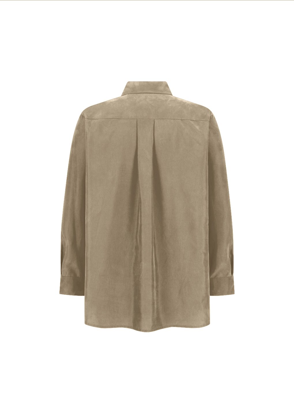 Amomento - [Pre-Order] Cupro shirt (Khaki) product image 9 | TRAB K-Fashion Australia