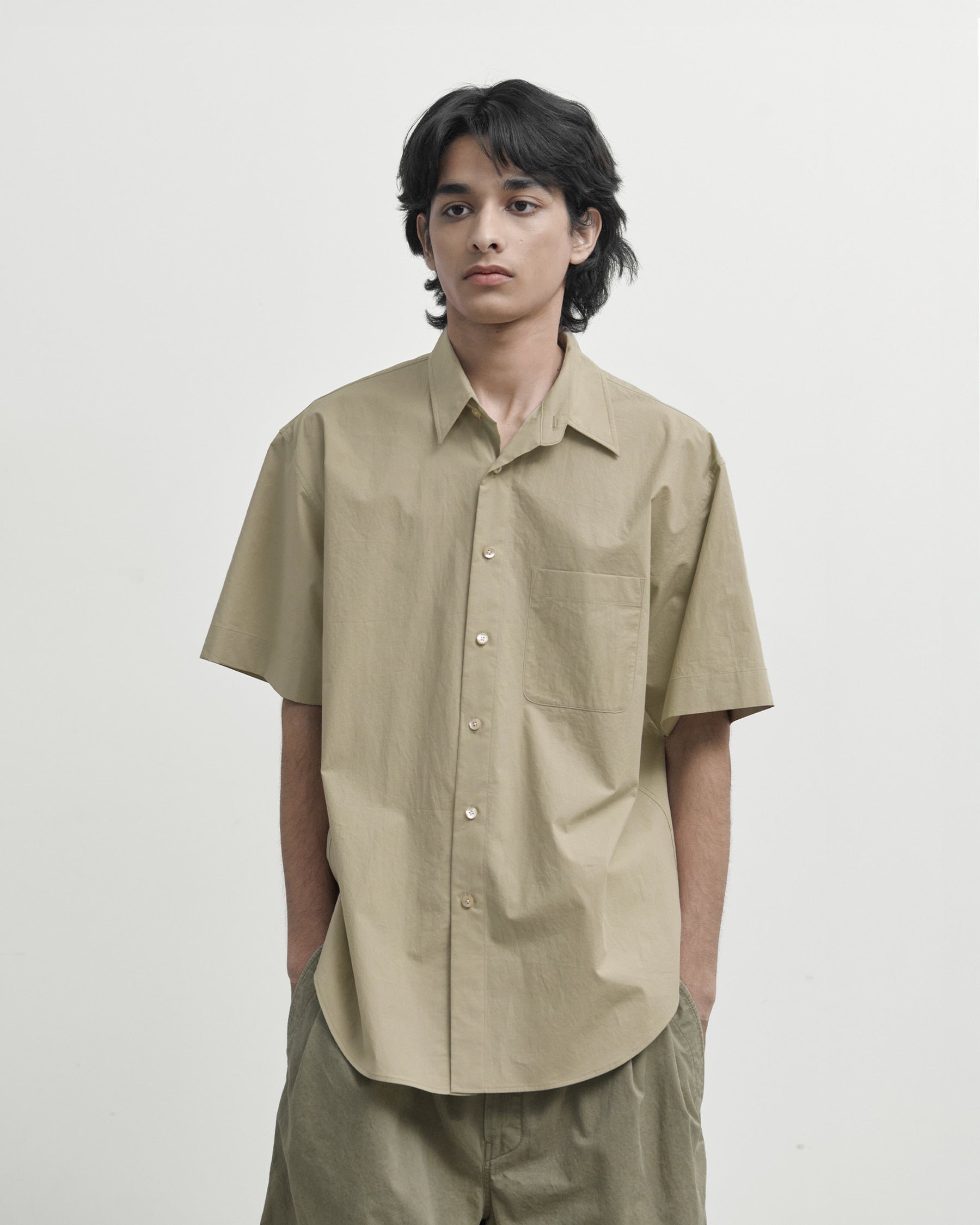 Brownyard - Half Shirt (Beige) product image 1 | TRAB K-Fashion Australia
