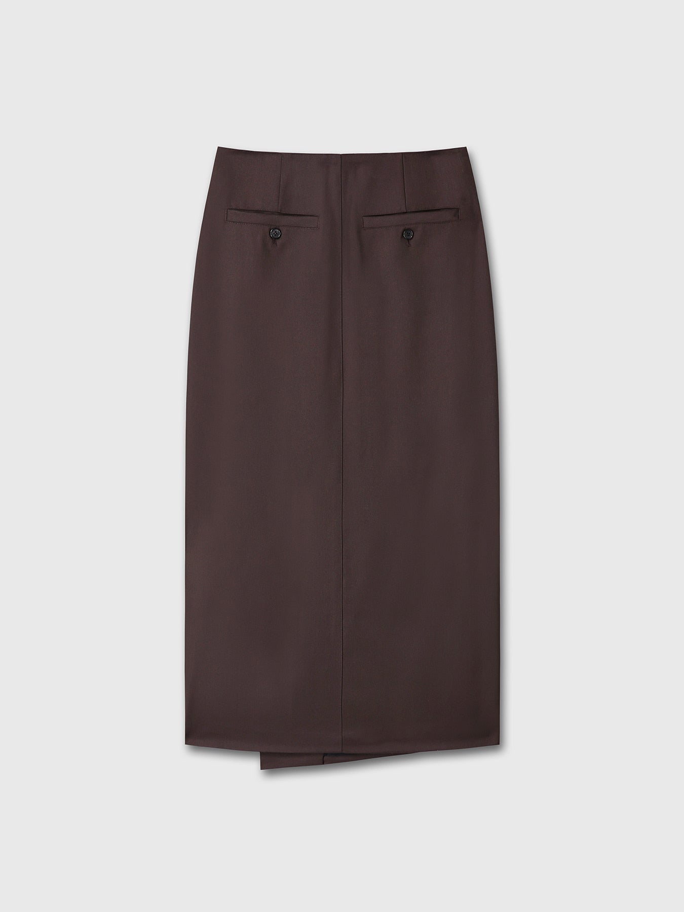 Tonywack - Wool Wrap Midi-Skirt (Ebony) product image 9 | TRAB K-Fashion Australia