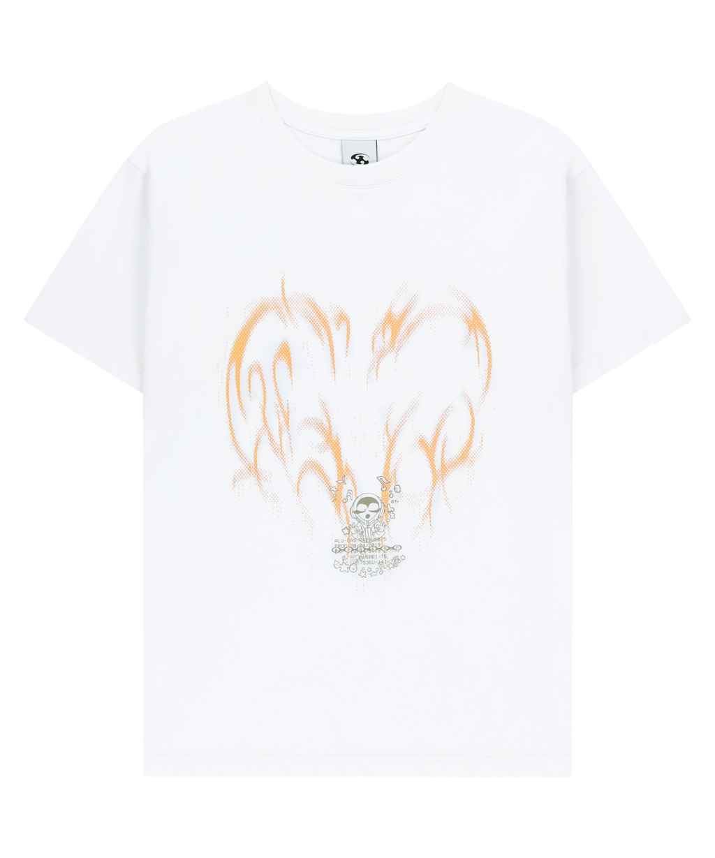 San San Gear - Pulse Of Rebirth T-Shirt (White) product image 1 | TRAB K-Fashion Australia