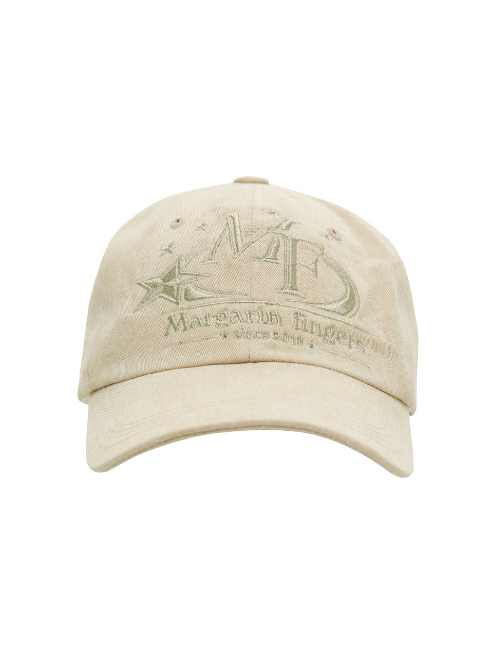 Margarin Fingers - Starry Logo Camp Cap (Beige) product image 2 | TRAB K-Fashion Australia