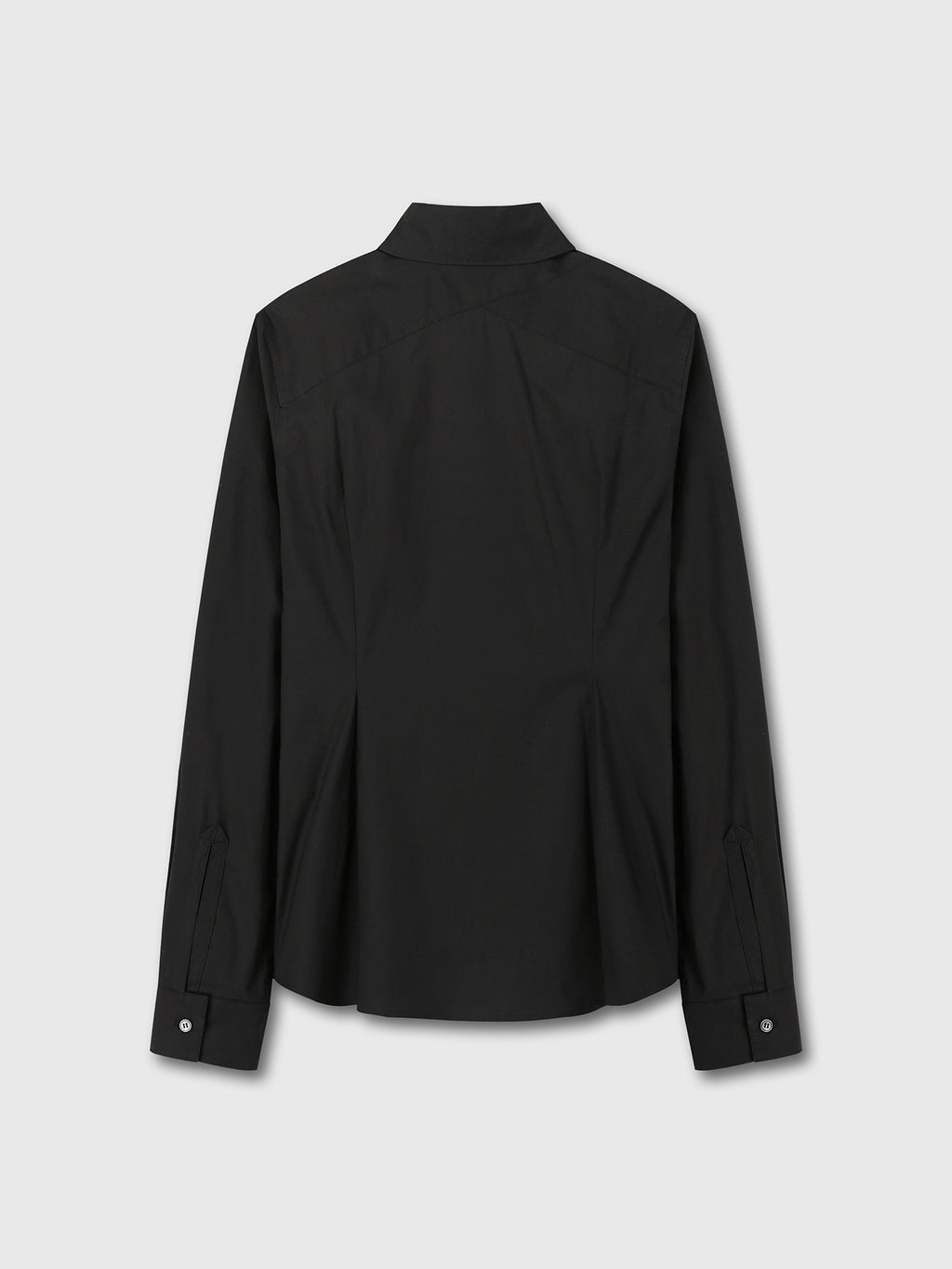 Tonywack - Elasticated Cotton Slim-Fit Shirt (Black) product image 7 | TRAB K-Fashion Australia