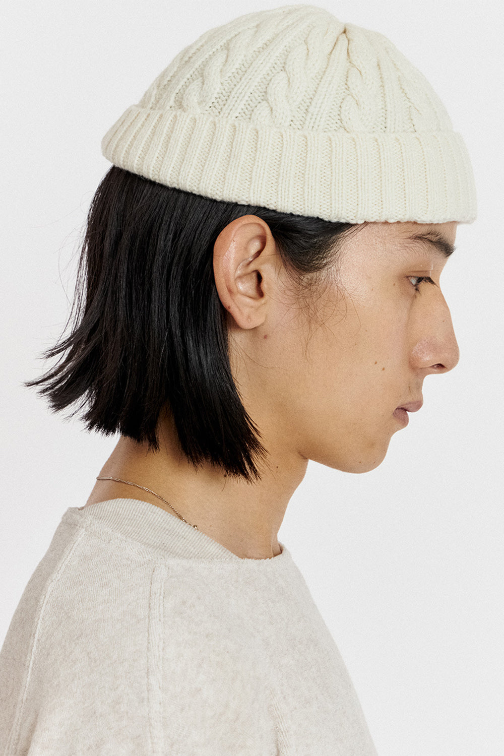 Eastlogue - Fisherman Watch Cap (Off White) product image 4 | TRAB K-Fashion Australia