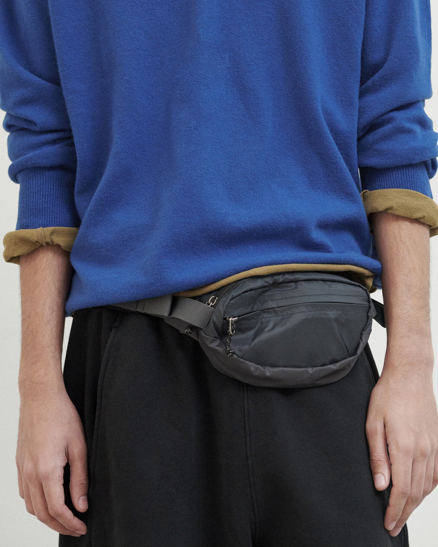 Brownyard - Extra Super Fine V Neck Knit (Blue) product image 5 | TRAB K-Fashion Australia