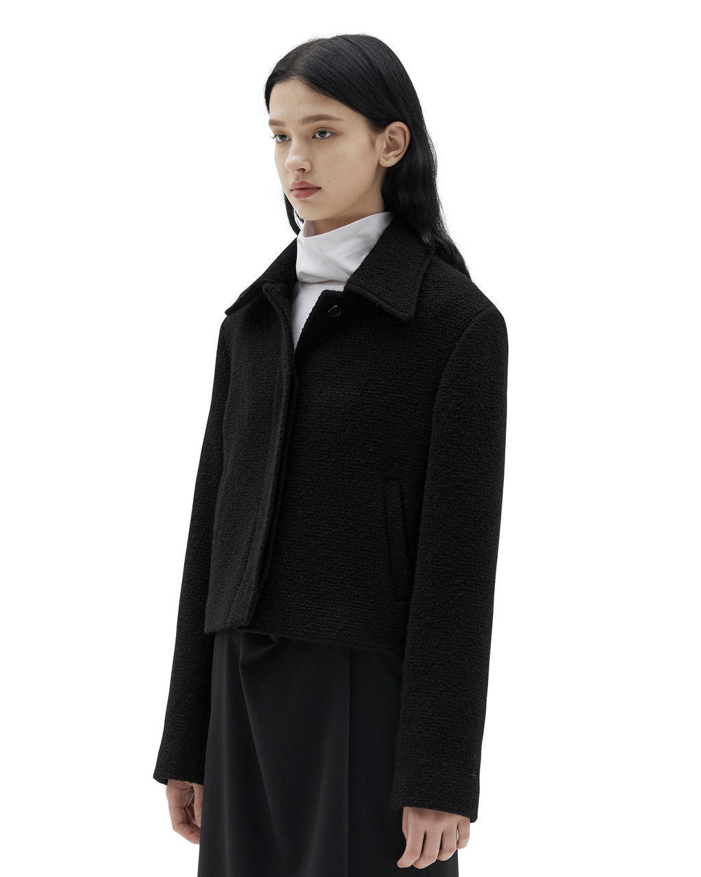 Brownyard - Wool Blend Jacket (Black) product image 3 | TRAB K-Fashion Australia