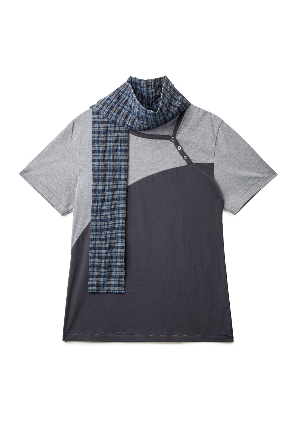 Hatchingroom - Scarf Tee (Blue Charcoal) product image 1 | TRAB K-Fashion Australia