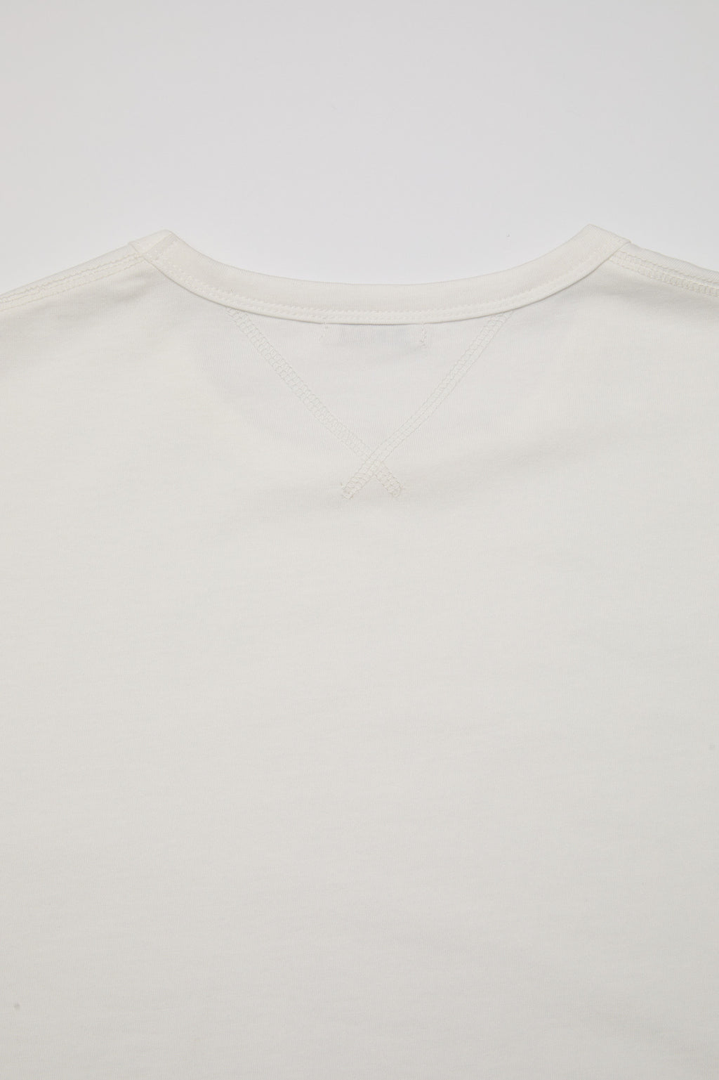 Coor - Chain Stitch Pointed Crop T-Shirt (Offwhite) product image 6 | TRAB K-Fashion Australia