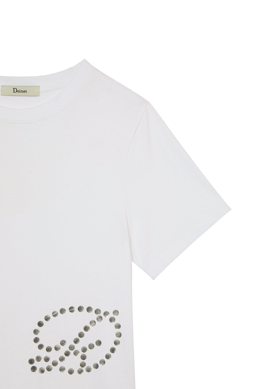 Deinet - Dot D Logo T-Shirt (White) product image 4 | TRAB K-Fashion Australia