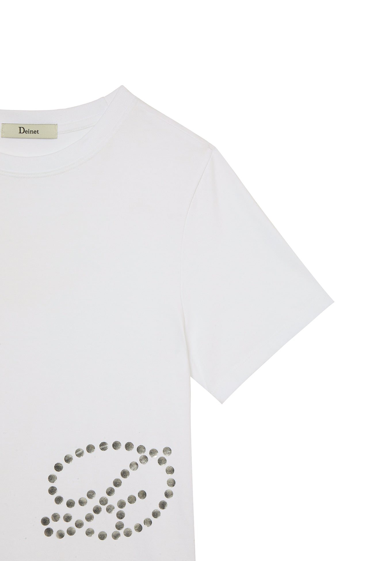 Deinet - Dot D Logo T-Shirt (White) product image 4 | TRAB K-Fashion Australia