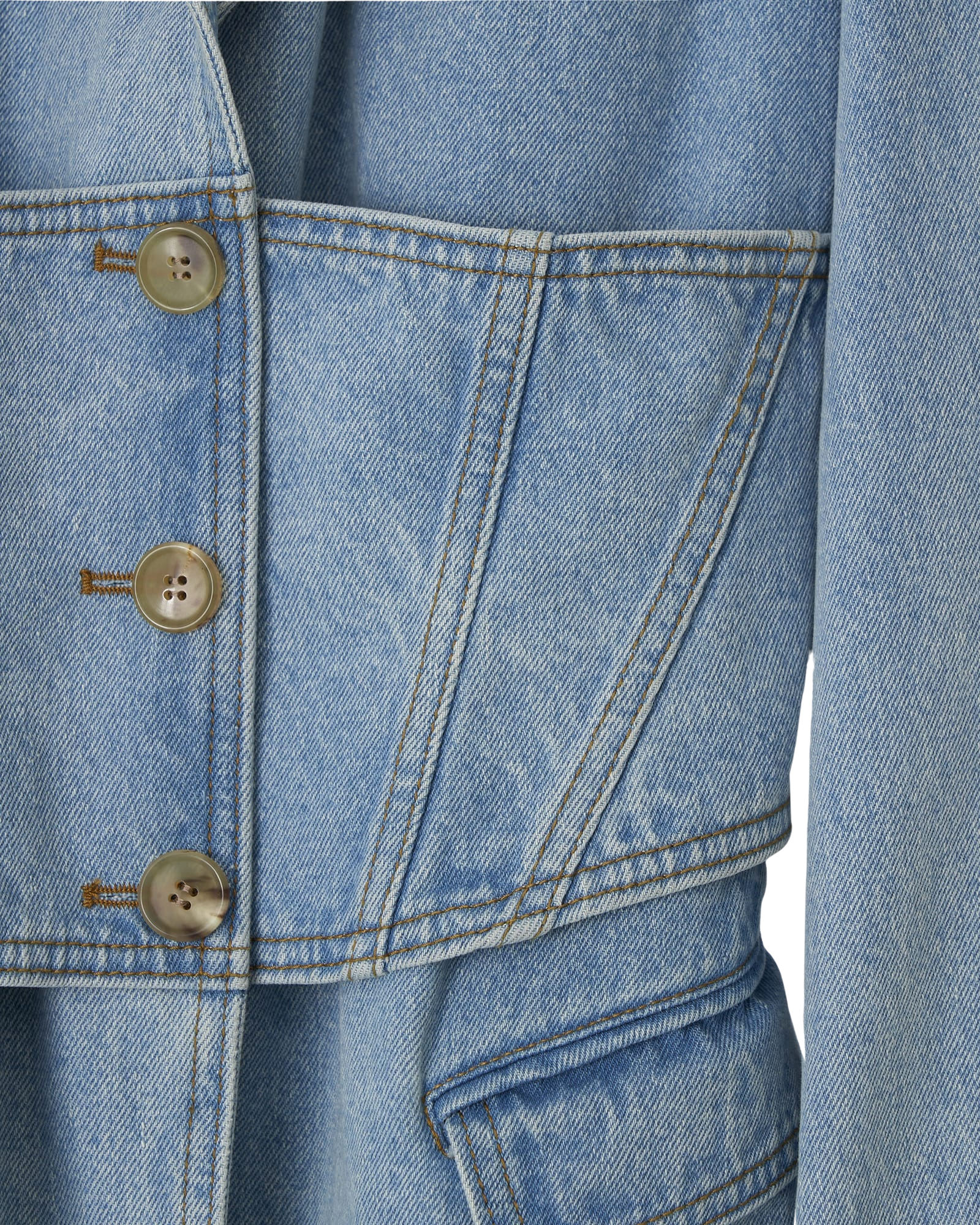 Kimhe Kim - Three Buttons Corset Single Jacket (Sky Blue) product image 6 | TRAB K-Fashion Australia