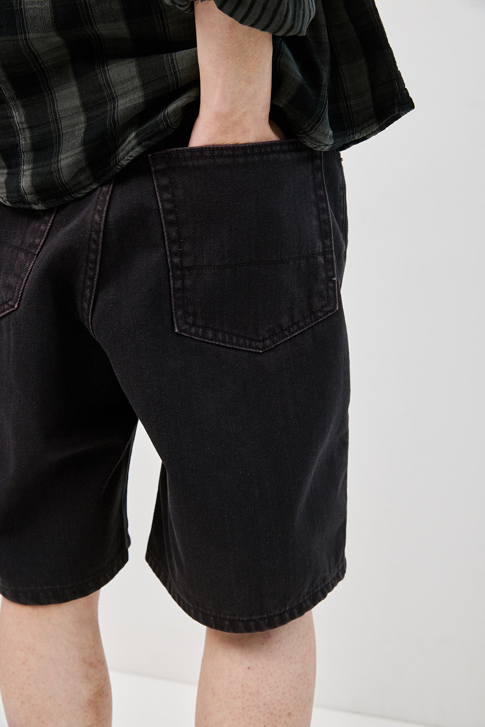 Hatchingroom - Bleached Shorts (Dark Navy) product image 9 | TRAB K-Fashion Australia