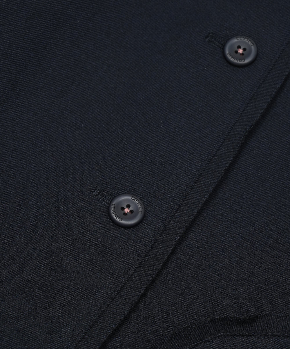 Coyseio - Rounded Raw Hem Jacket (Navy) product image 14 | TRAB K-Fashion Australia