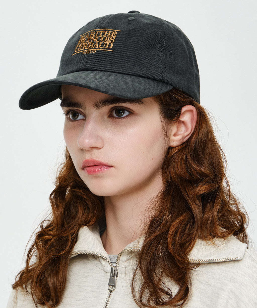 Marithe & Francois Girbaud - Small Classic Logo Cap (Charcoal) product image 6 | TRAB K-Fashion Australia