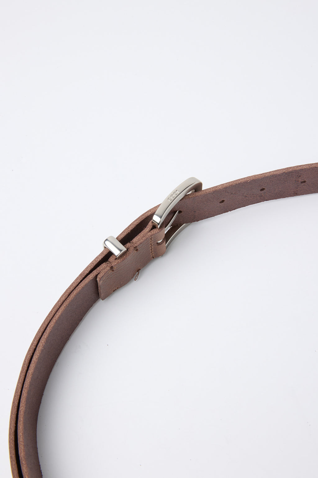 Coor - Sanded Leather Braided Belt (Brown) product image 2 | TRAB K-Fashion Australia