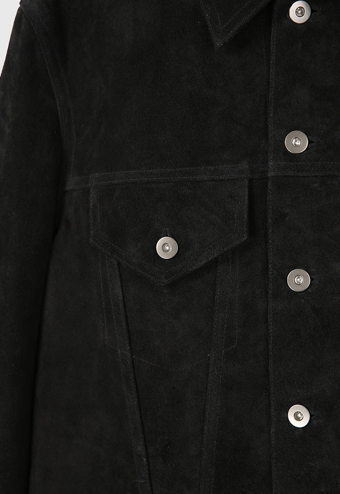 Tonywack - Suede Cropped Trucker (Black) product image 14 | TRAB K-Fashion Australia