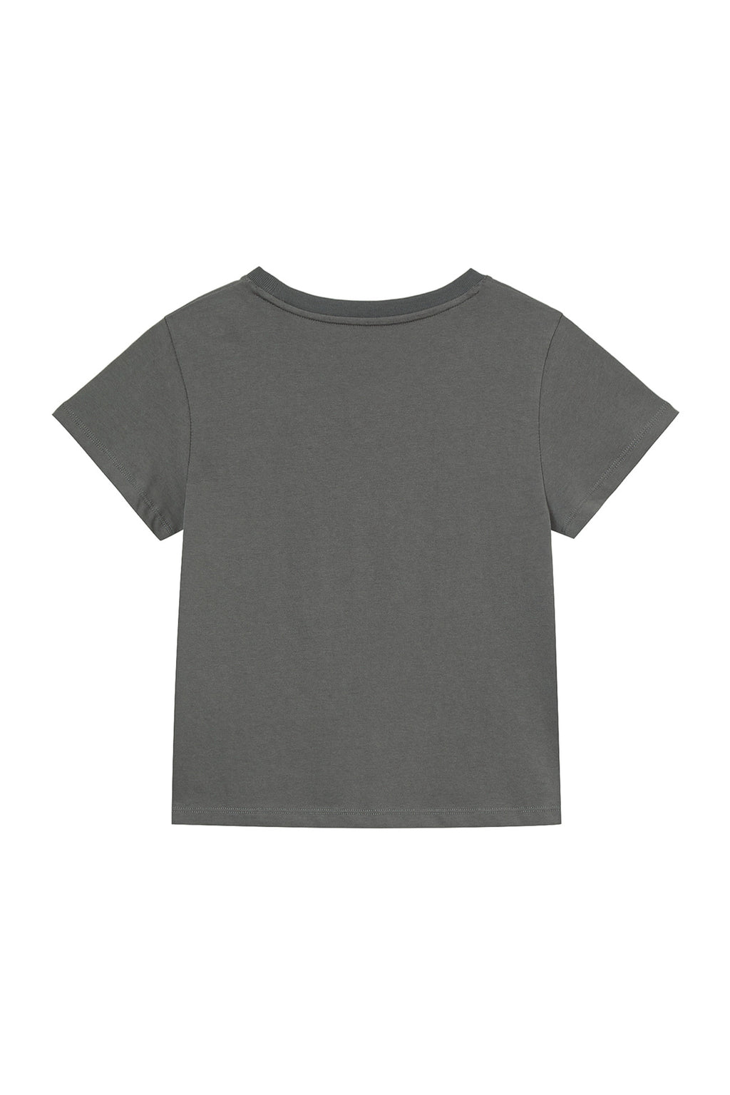 Deinet - Bi Graphic Slimsized T-Shirt (Charcoal) product image 2 | TRAB K-Fashion Australia