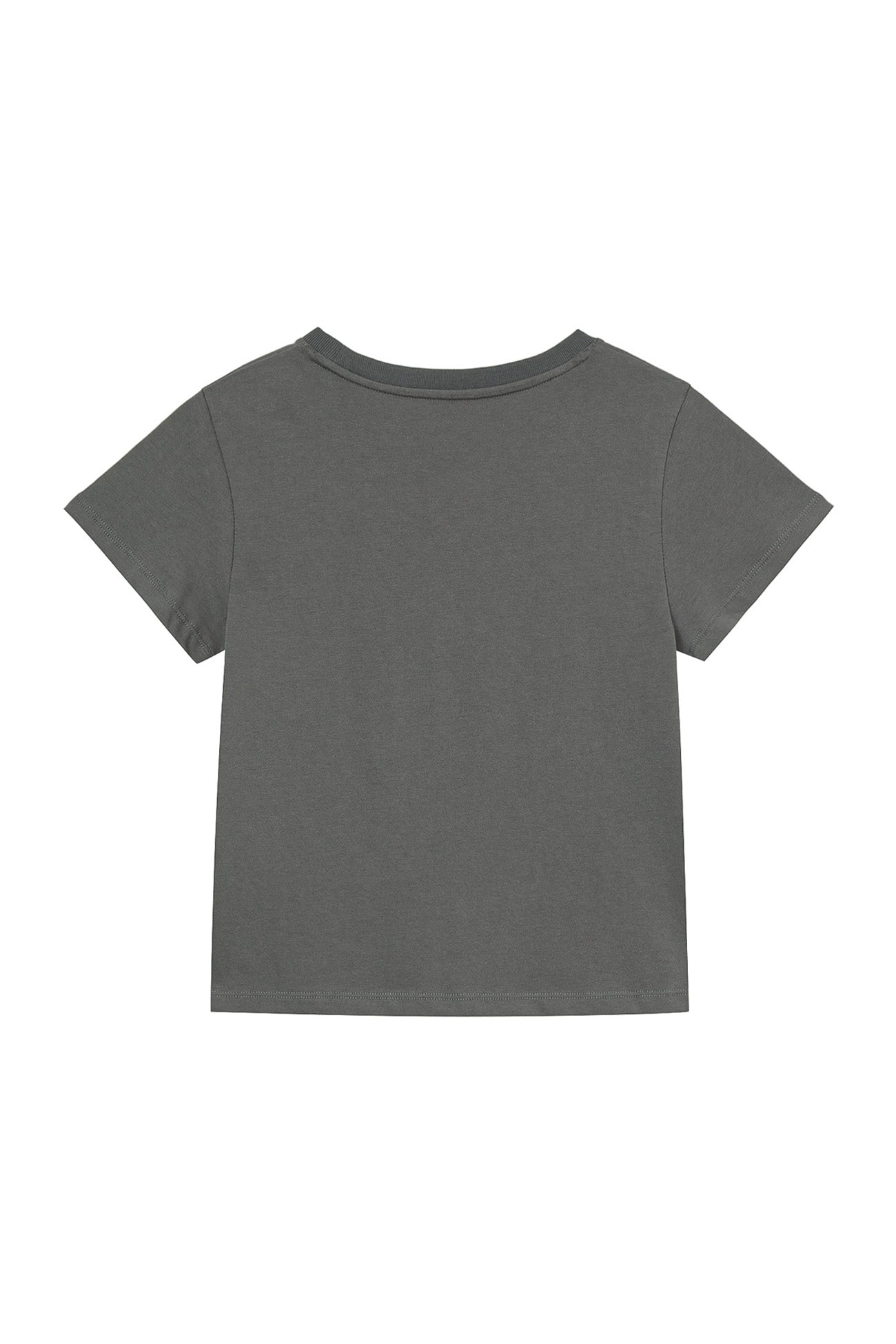 Deinet - Bi Graphic Slimsized T-Shirt (Charcoal) product image 2 | TRAB K-Fashion Australia