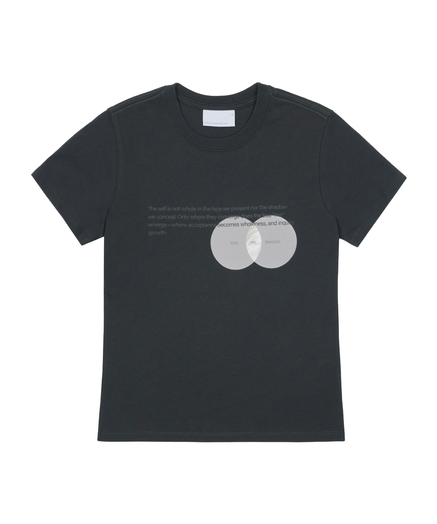 San San Gear - Mind T-Shirt_0 (Charcoal) product image 1 | TRAB K-Fashion Australia