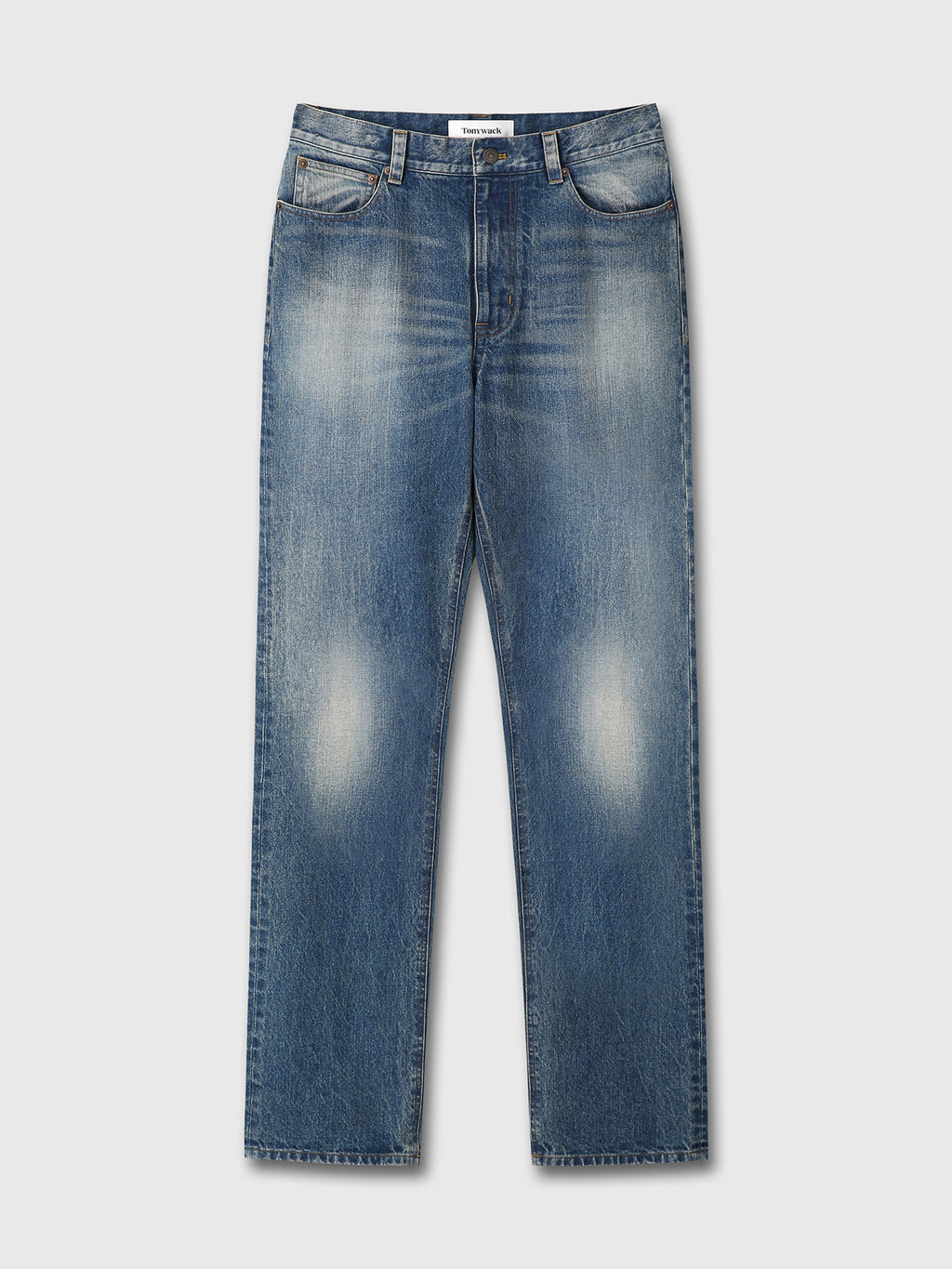 Tonywack - Slim Straight Denim Jeans (Vintage Washed Blue) product image 8 | TRAB K-Fashion Australia