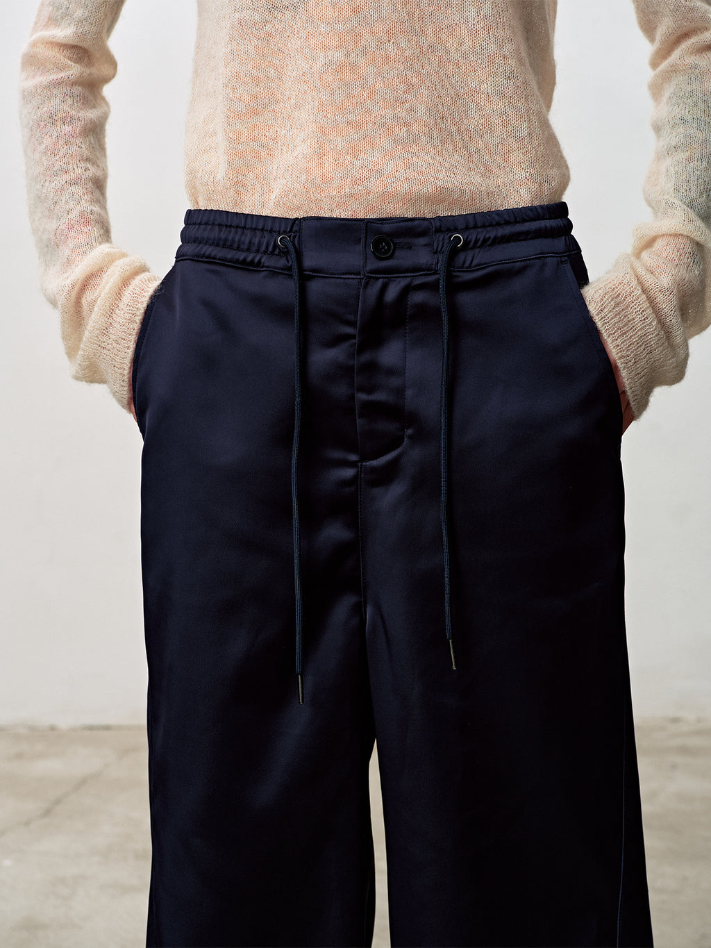 Tonywack - Silky Banding Lounge Pants (Navy) product image 10 | TRAB K-Fashion Australia