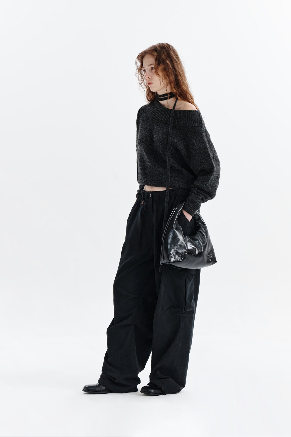 Matin Kim - Soft Washed Cargo Pants (Black) product image 9 | TRAB K-Fashion Australia