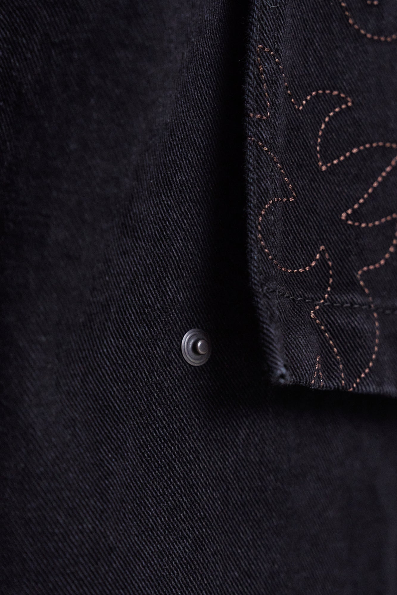 Andersson Bell - Embroidery Wrap Jeans (Black) product image 6 | TRAB K-Fashion Australia