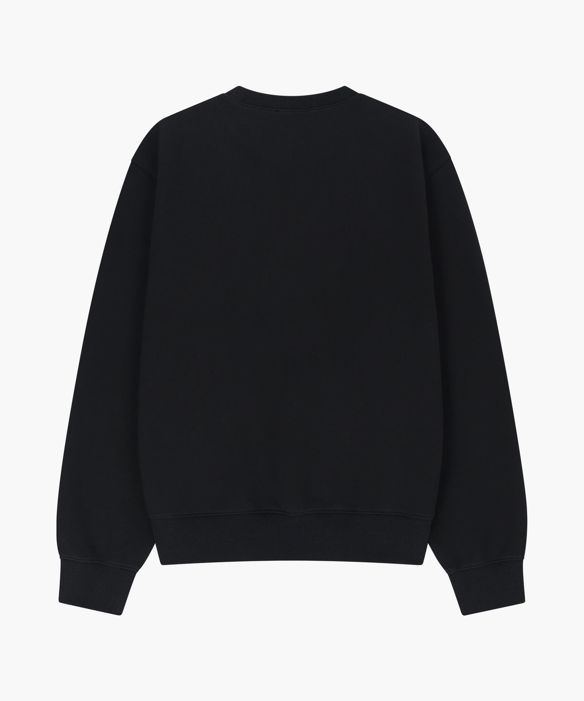 Marithe & Francois Girbaud - Small Classic Logo Oversized Sweatshirt (brushed) (Black) product image 6 | TRAB K-Fashion Australia