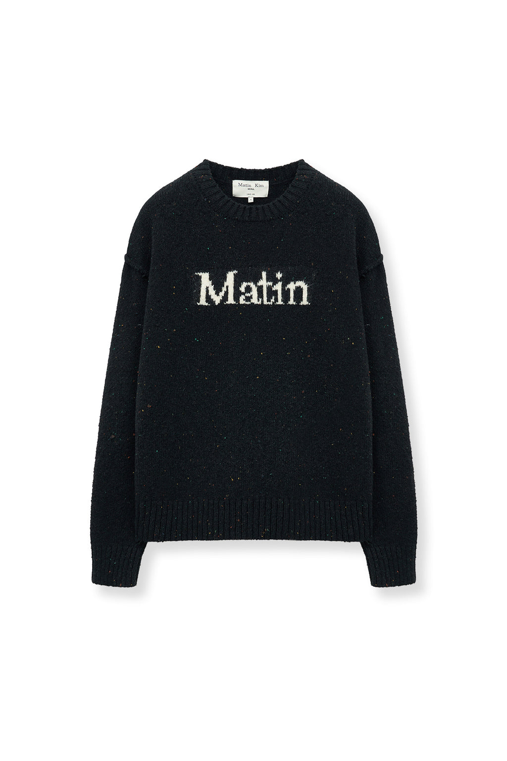 Matin Kim - Matin Mixed Yarn Knit Pullover (Dark Navy) product image 15 | TRAB K-Fashion Australia