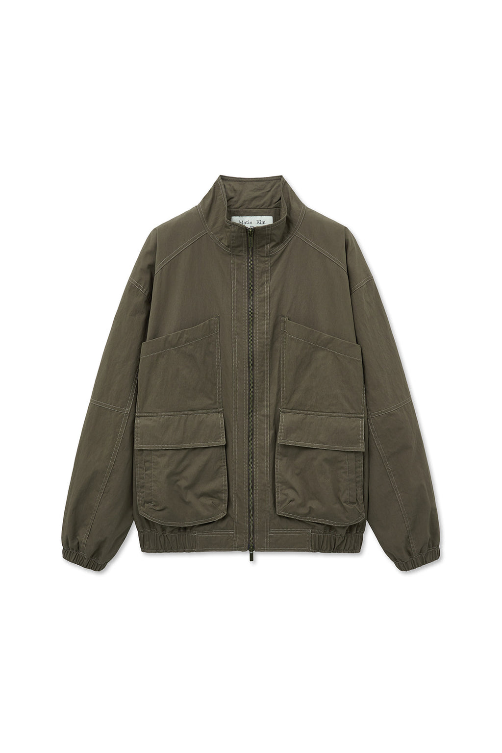 Matin Kim - Utility Bomber Jumper (Khaki Brown) product image 1 | TRAB K-Fashion Australia
