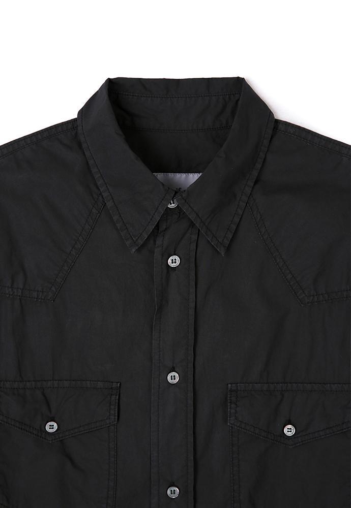 Art if acts - Washed Western Half Shirt (Faded Black) product image 9 | TRAB K-Fashion Australia