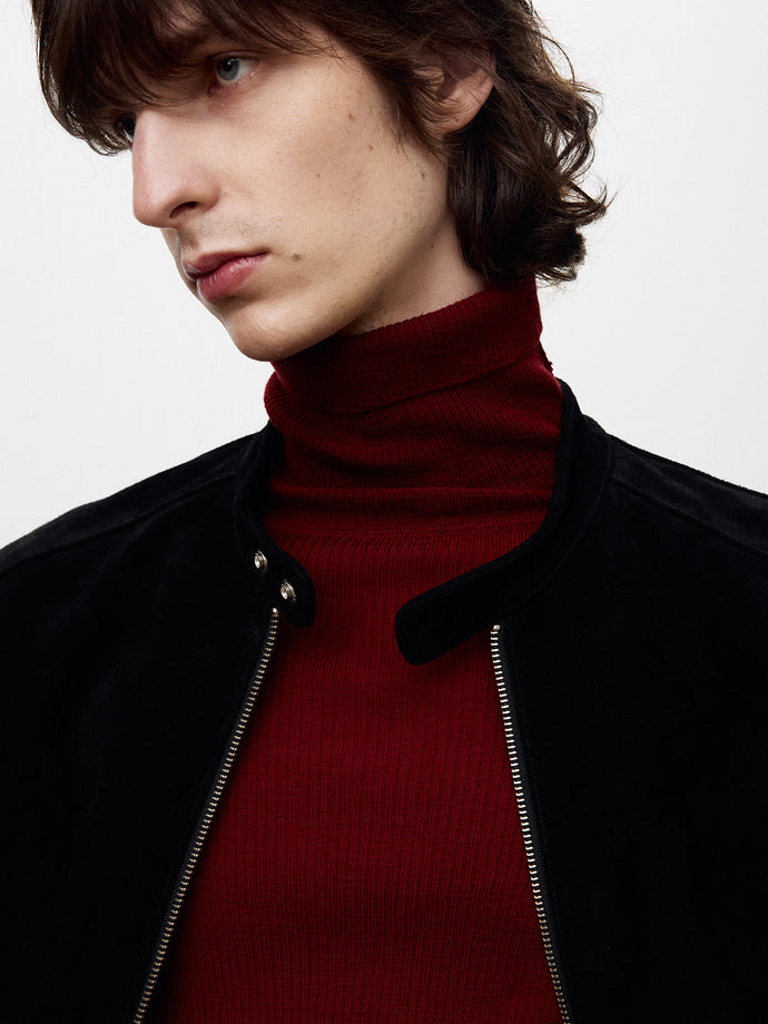 Tonywack - Suede Racer Jacket (Black) product image 8 | TRAB K-Fashion Australia