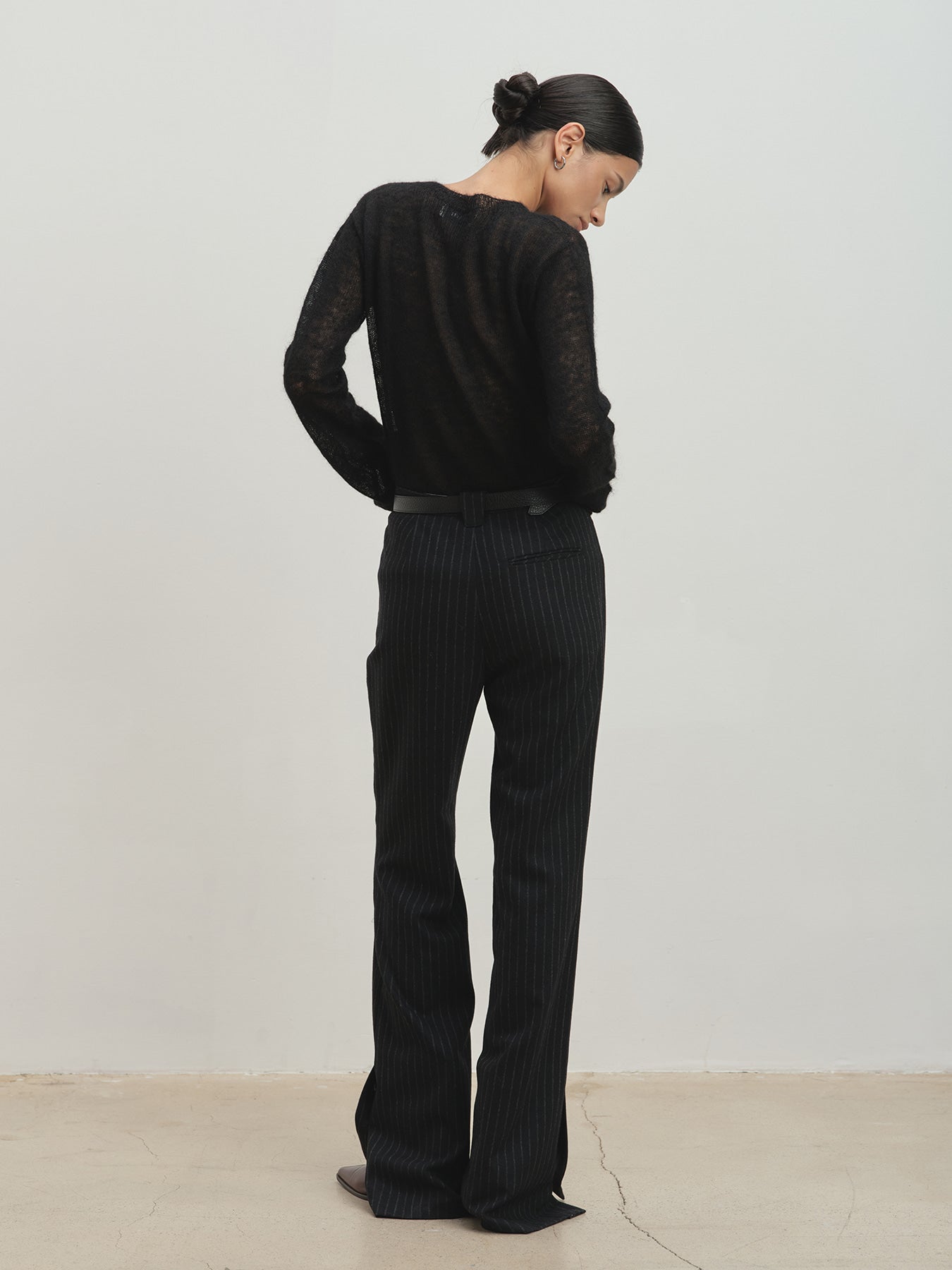 Tonywack - Light Weight Mohair Sweater (Black) product image 2 | TRAB K-Fashion Australia