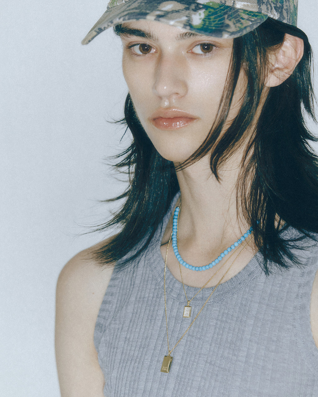 Numbering - Double Side Square Necklace #7736 product image 3 | TRAB K-Fashion Australia