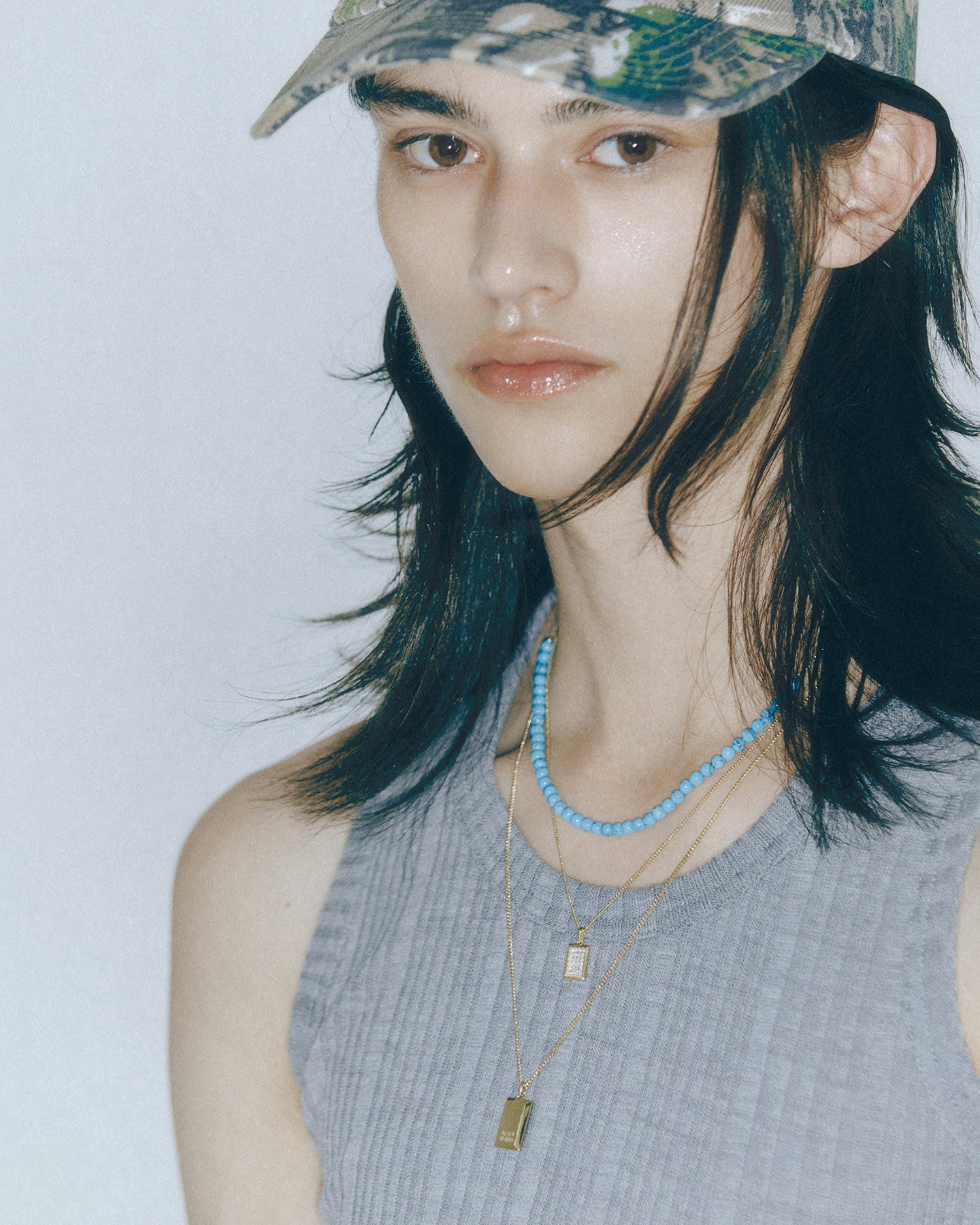 Numbering - Double Side Square Necklace #7736 product image 3 | TRAB K-Fashion Australia