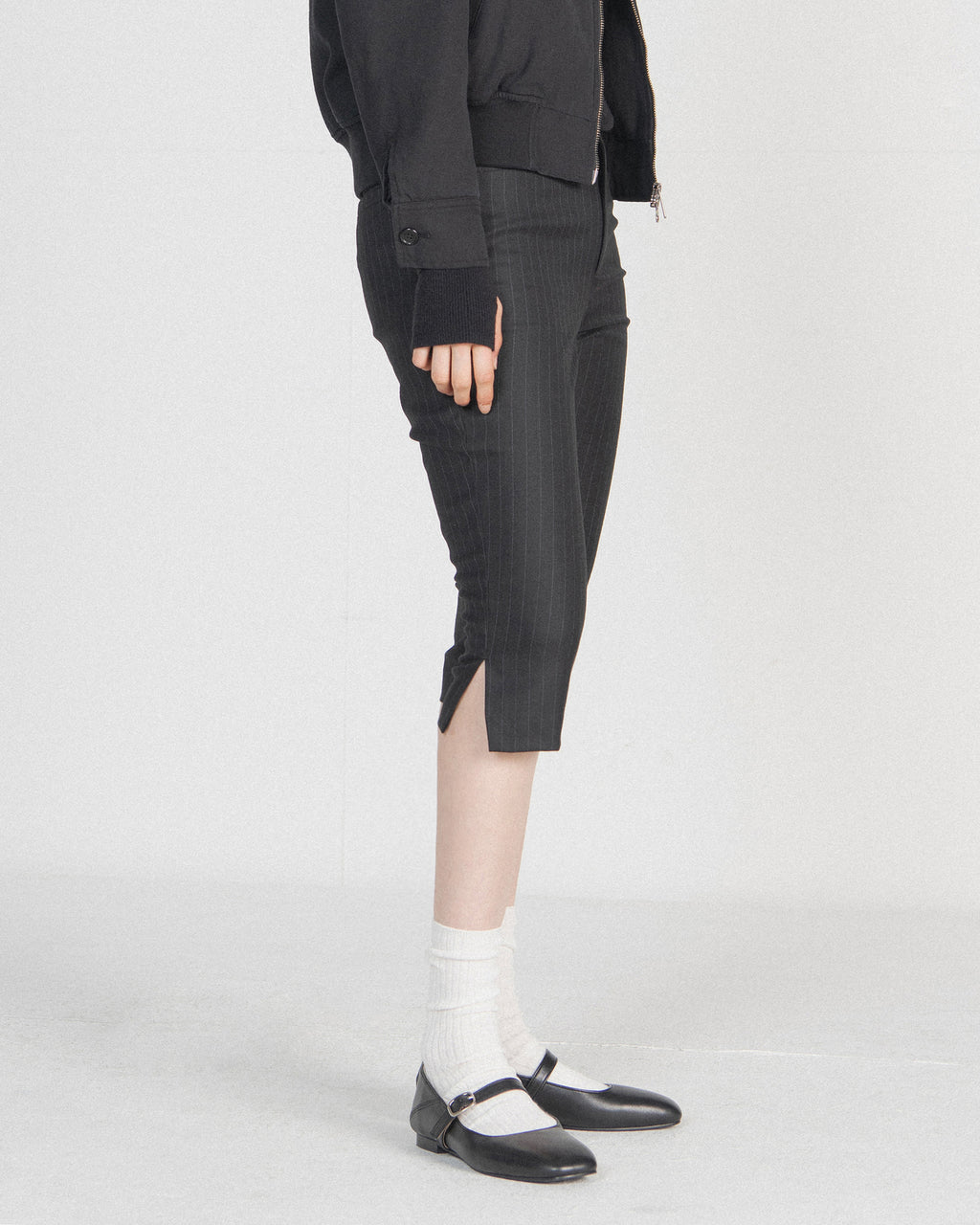Brownyard - Capri Pants (Black Stripe) product image 4 | TRAB K-Fashion Australia