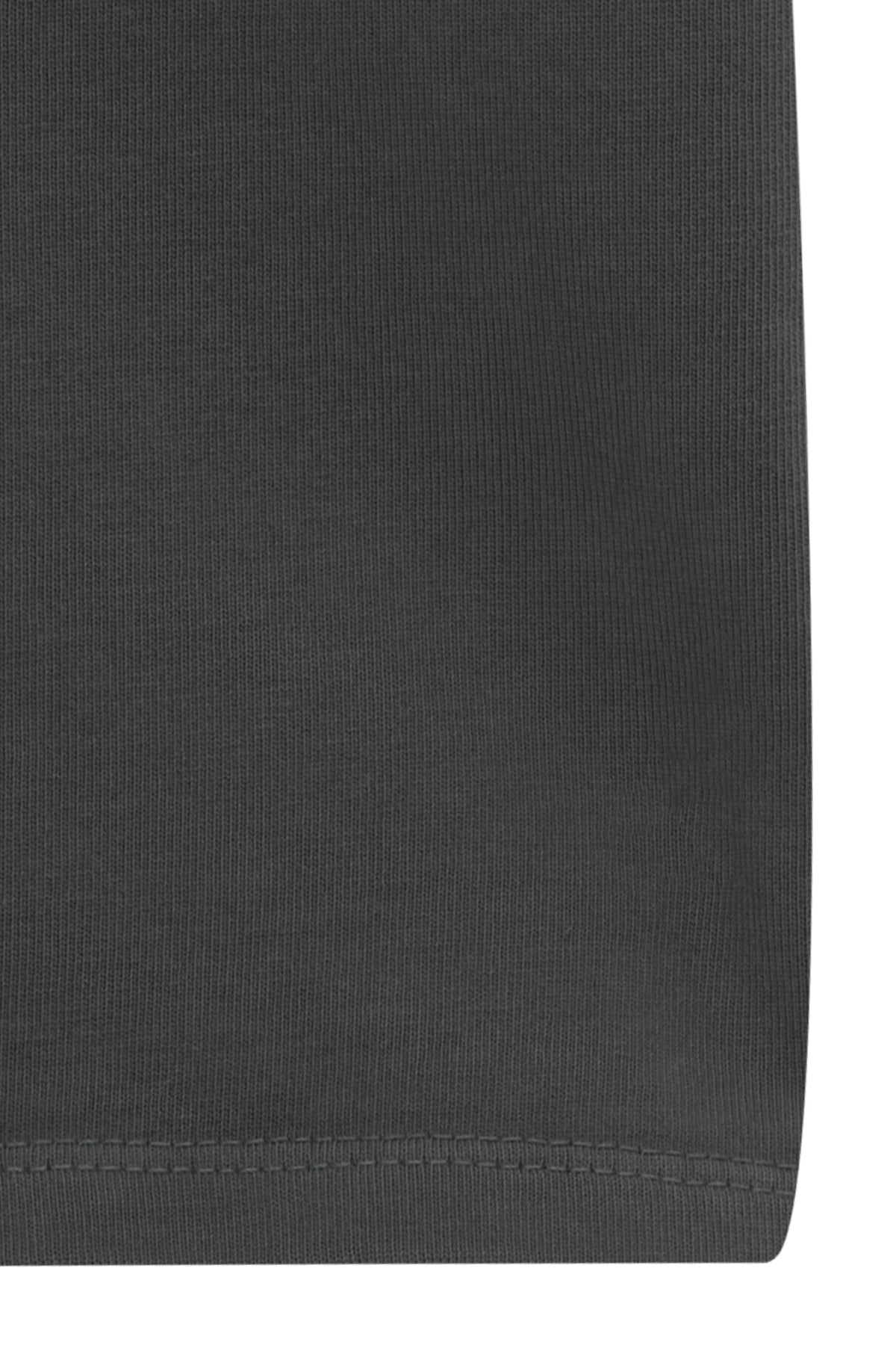 Matin Kim - Pigment Cut Out Logo Crop Top (Charcoal) product image 4 | TRAB K-Fashion Australia