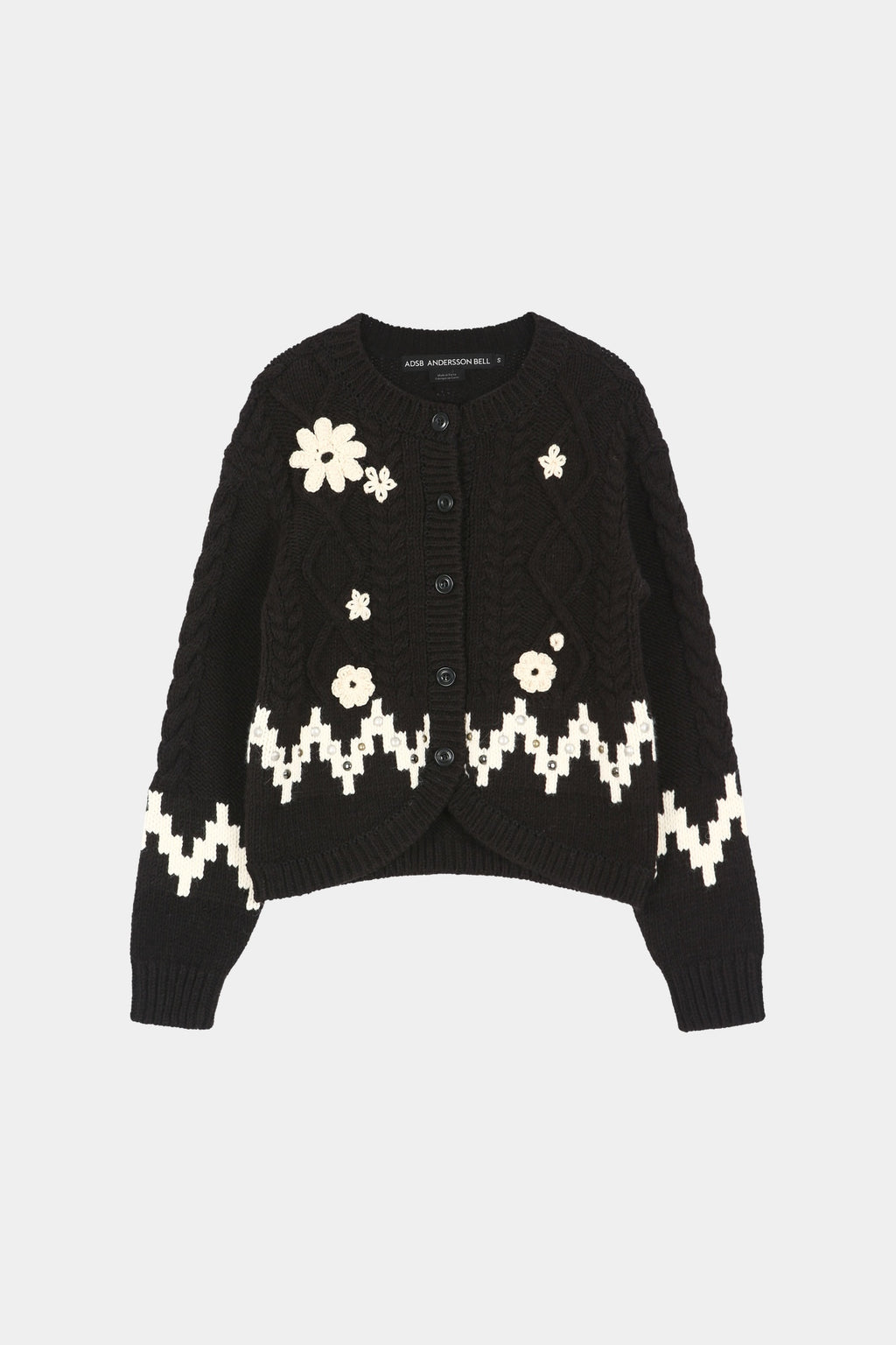 Andersson Bell - Fiori Camelia Cardigan (Black) product image 6 | TRAB K-Fashion Australia