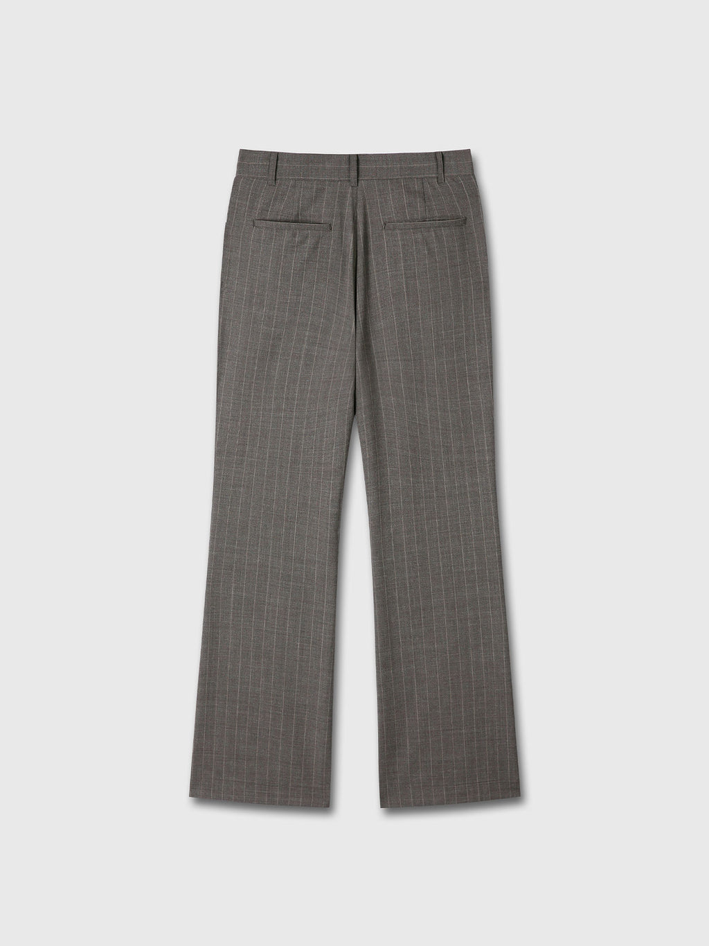 Tonywack - Striped Wool Flared-Leg Pants (Taupe) product image 9 | TRAB K-Fashion Australia