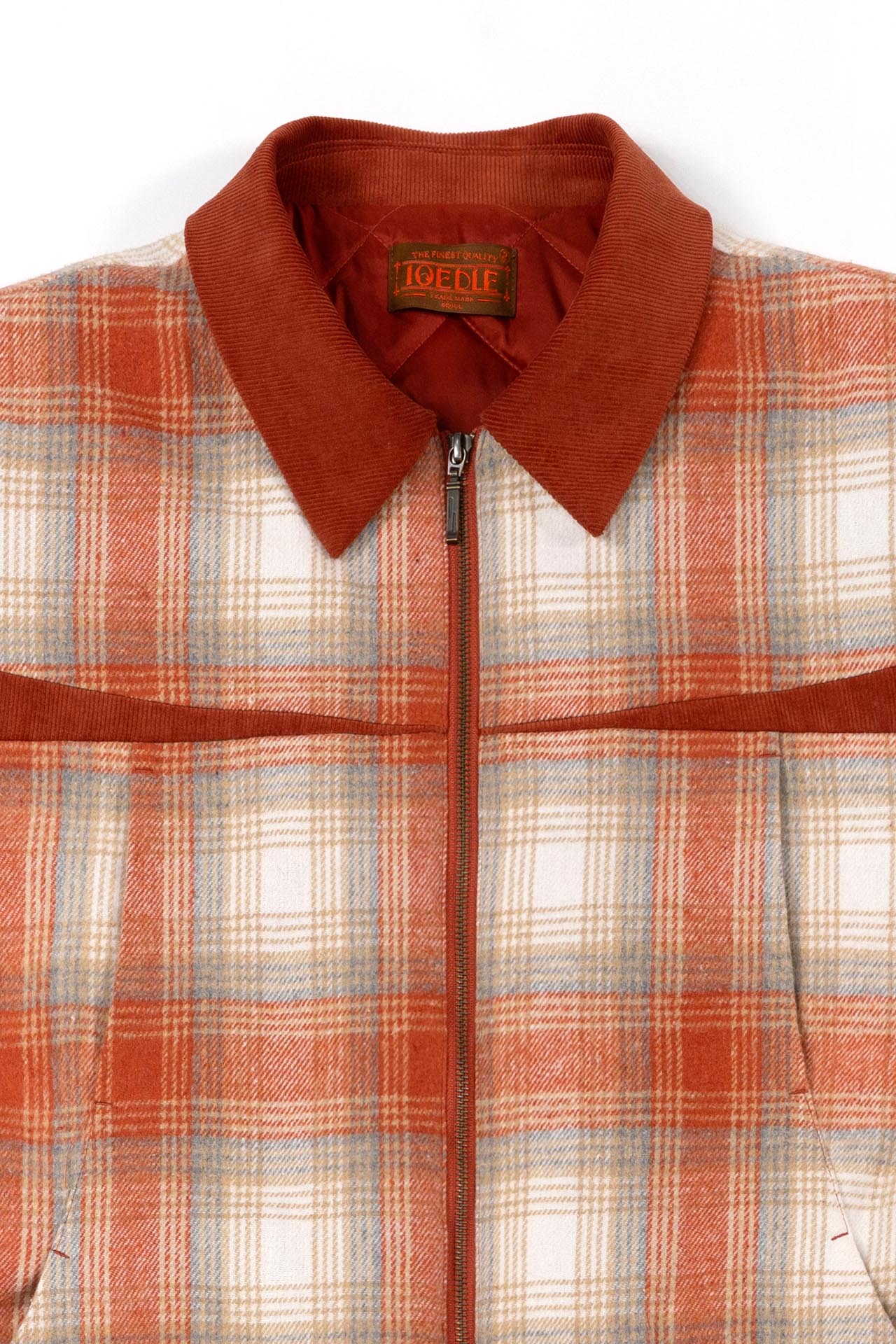Ioedle - Check Quilt Padding (Orange) product image 6 | TRAB K-Fashion Australia