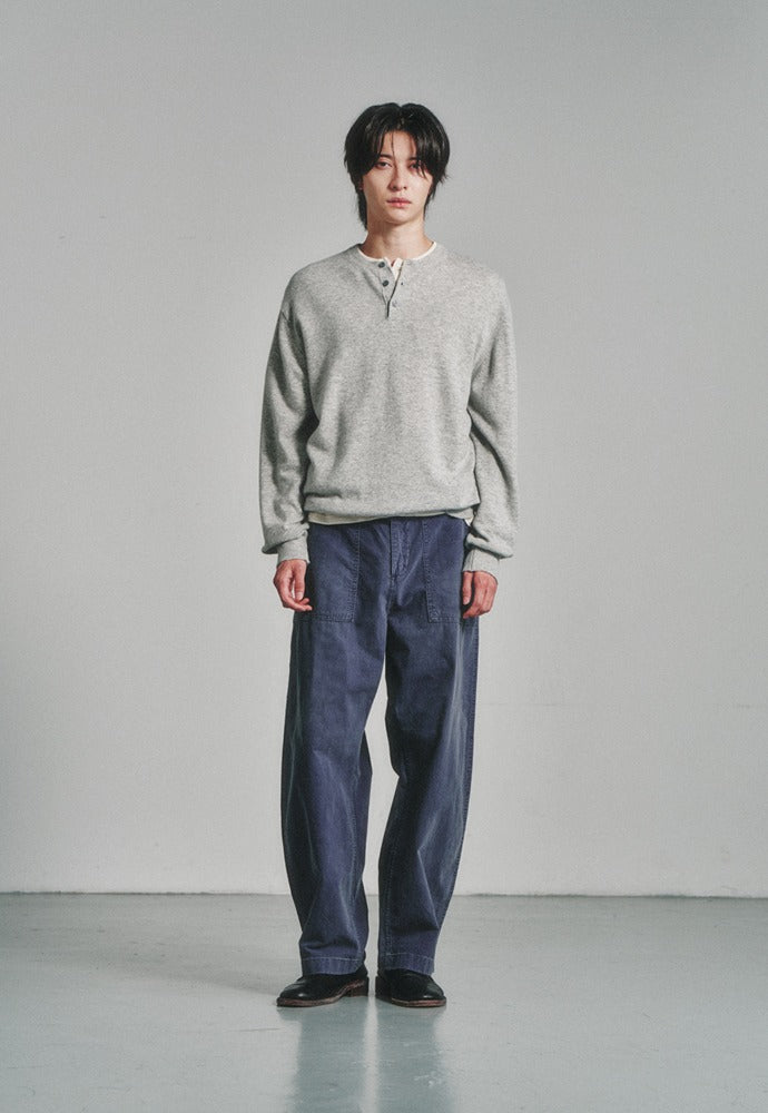 Art if acts - Henley Sweater (Cloud) product image 1 | TRAB K-Fashion Australia