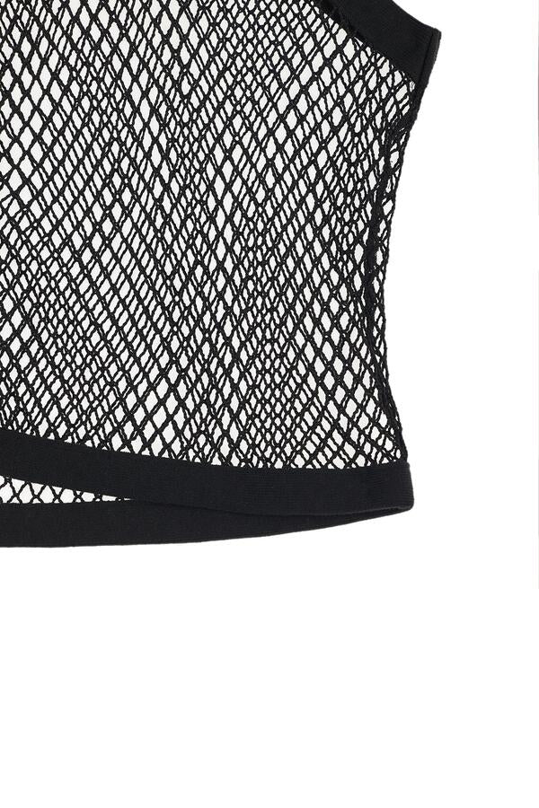 Deinet - Crochet Knit Vest (Black) product image 16 | TRAB K-Fashion Australia