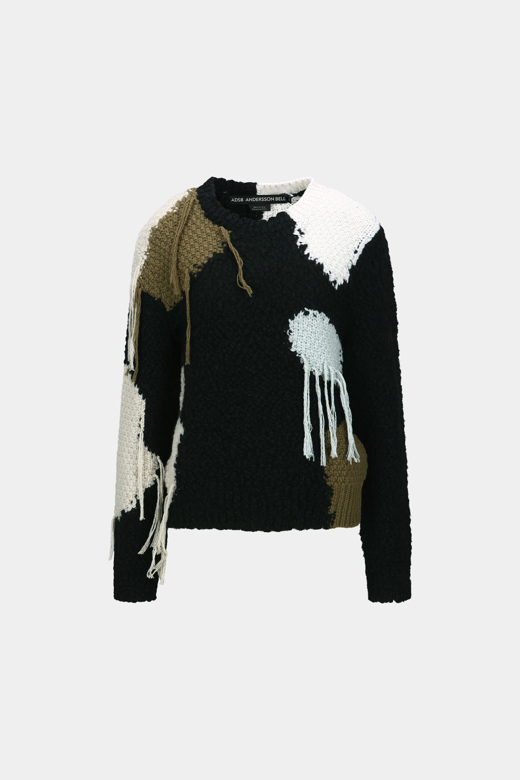 Andersson Bell - Sylvia Abstract Patchwork Sweater (Black) product image 6 | TRAB K-Fashion Australia