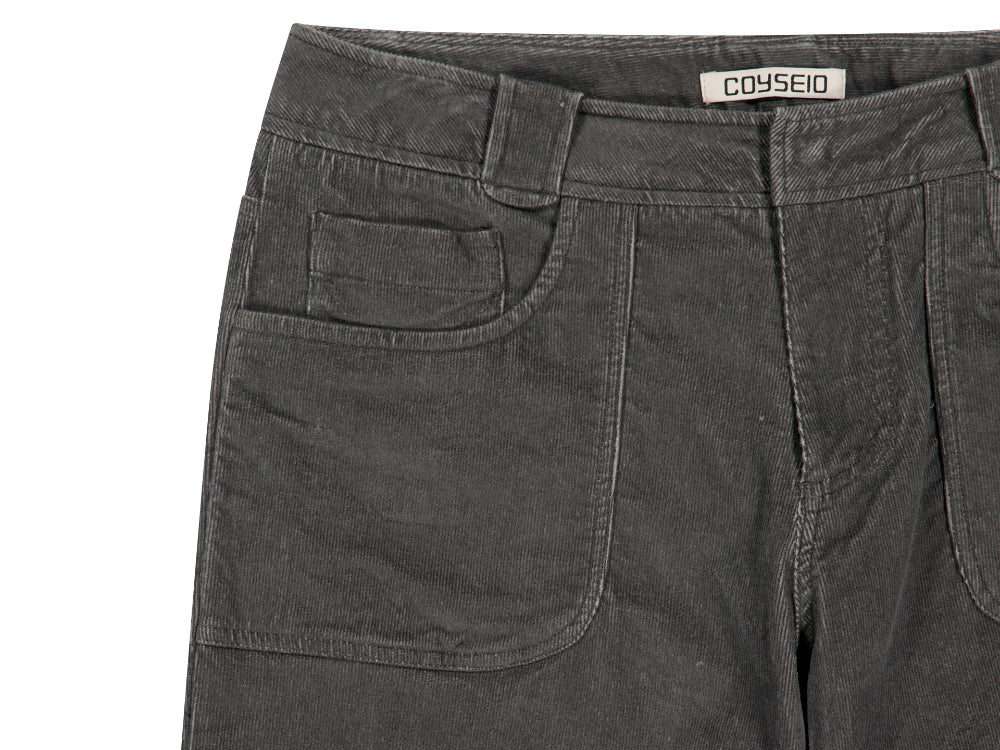 Coyseio - Rustic Corduroy Capri Pants (Charcoal) product image 11 | TRAB K-Fashion Australia